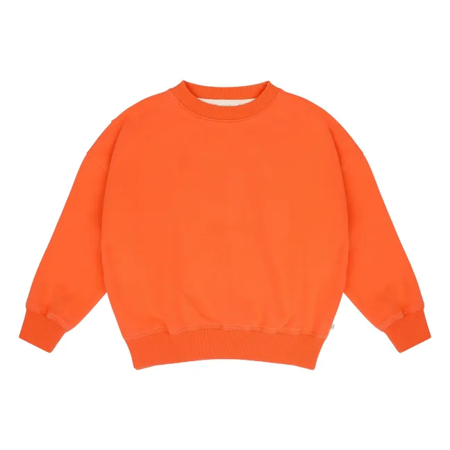 Bird NR 1 organic cotton sweatshirt | Orange