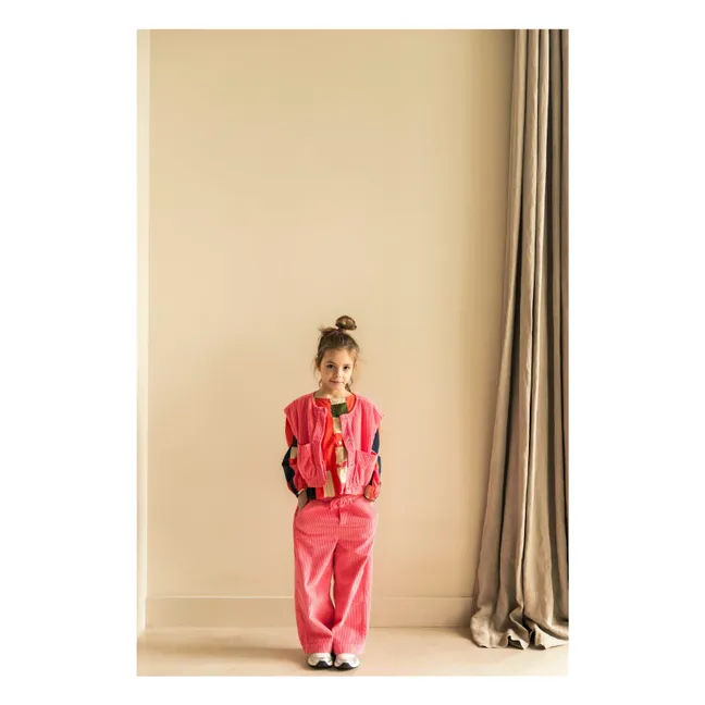 Corduroy Vest Organic Cotton Batch | Pink