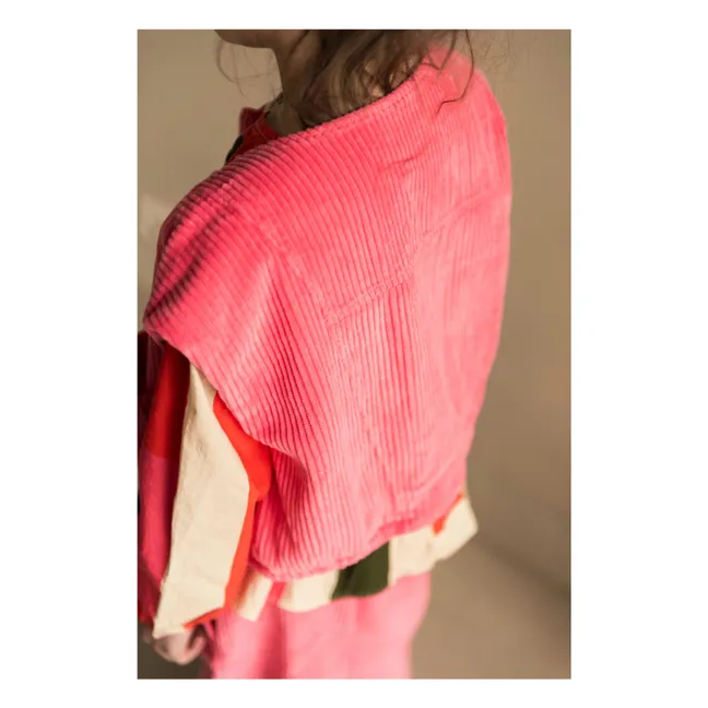 Corduroy Vest Organic Cotton Batch | Pink