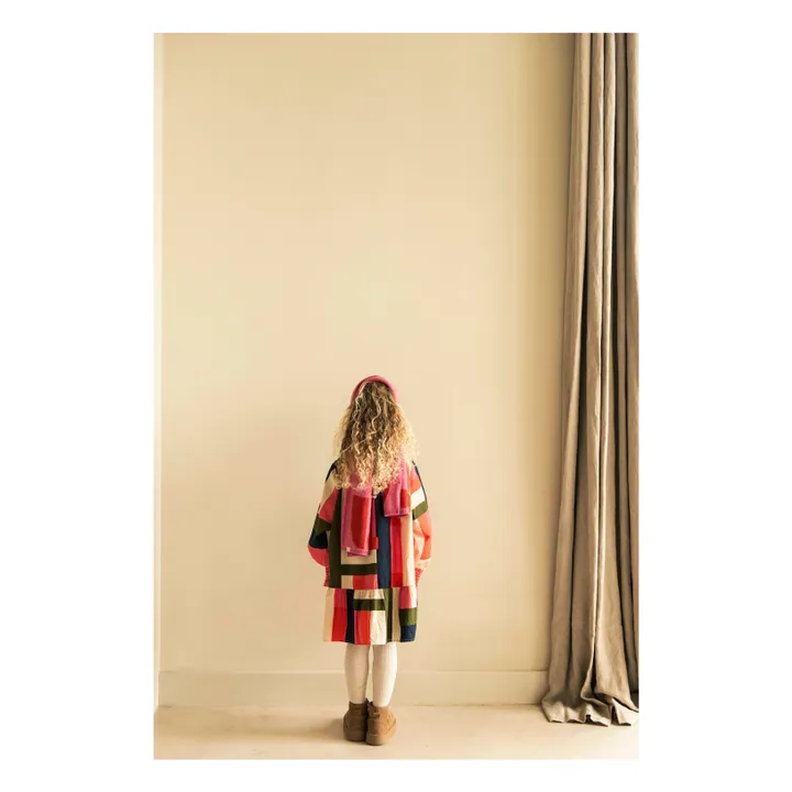 Robe Skye Rayée Popeline | Rose- Image produit n°2