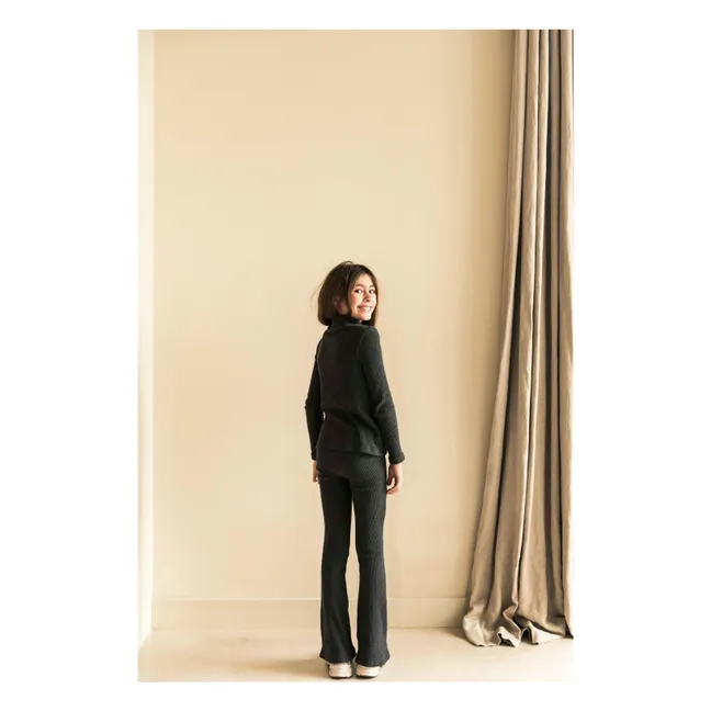 Legging Côtelé Teddy | Gris foncé