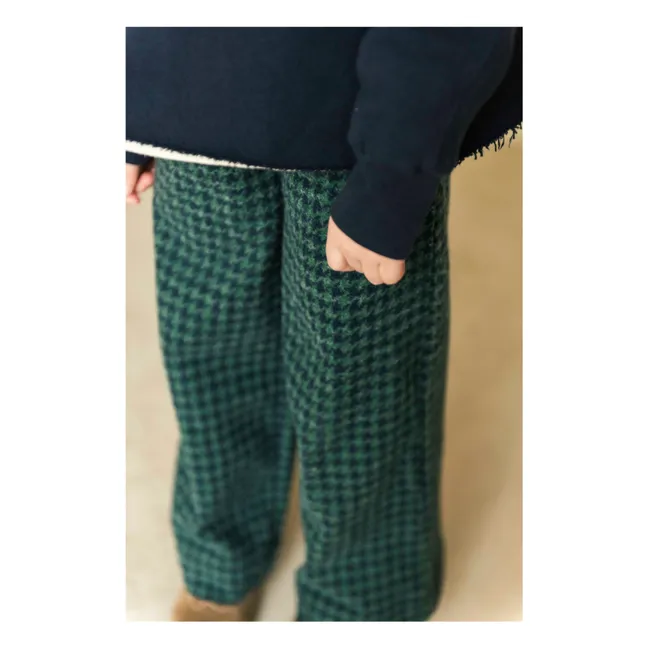 Pantalon Krissie Carreaux | Vert