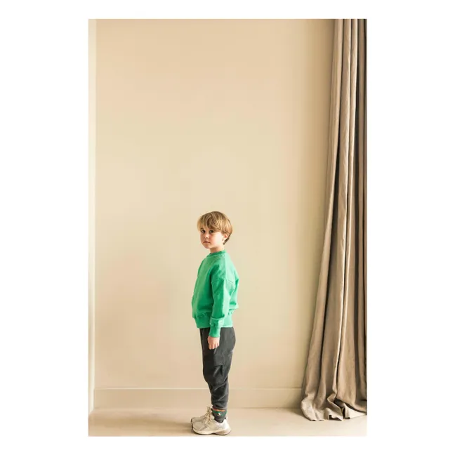 Art Bird organic cotton sweatshirt | Green