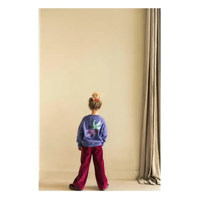 Sweat Art Bird Coton Bio | Violet