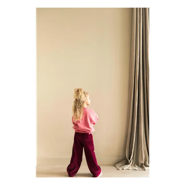 Sweat Balloon Coton Bio | Rose fuschia