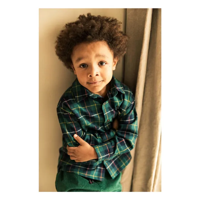 Chemise Scott Carreaux | Vert