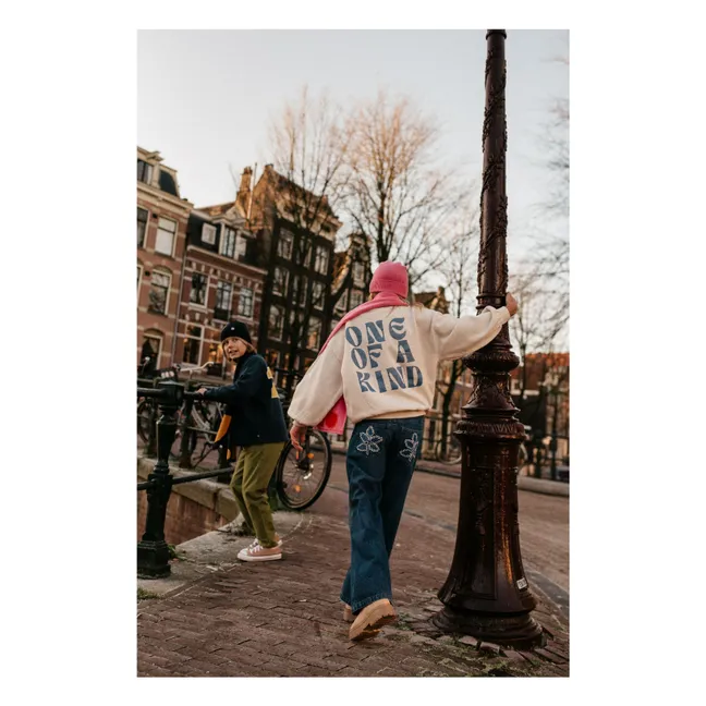 Pippa organic cotton sweatshirt | Ecru
