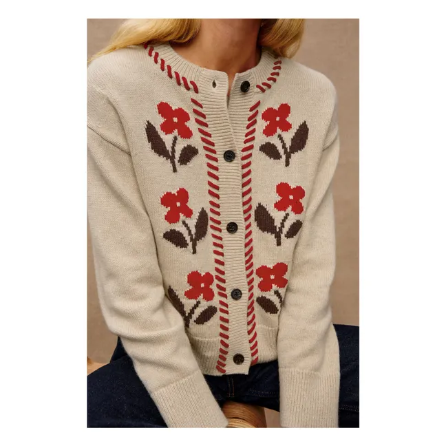 Cardigan Mavie | Ecru