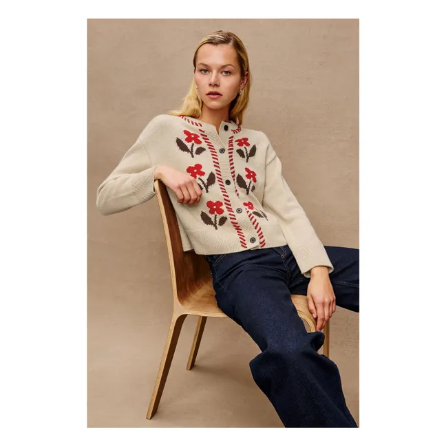 Cardigan Mavie | Ecru