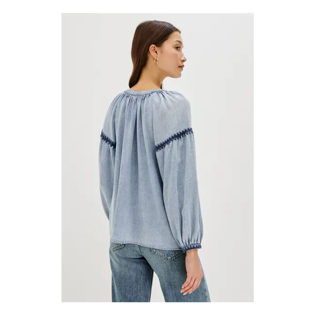 Toshi blouse | Light blue