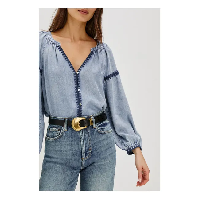 Blouse Toshi | Bleu ciel