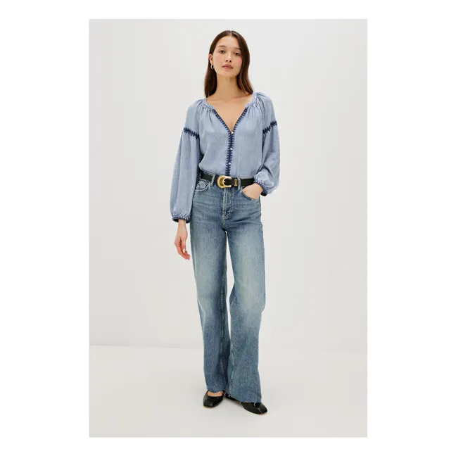 Blouse Toshi | Bleu ciel