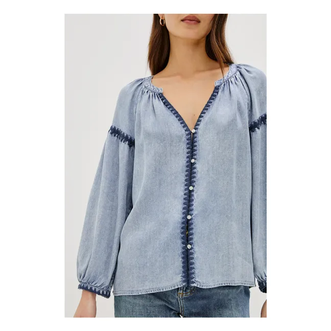 Blouse Toshi | Bleu ciel