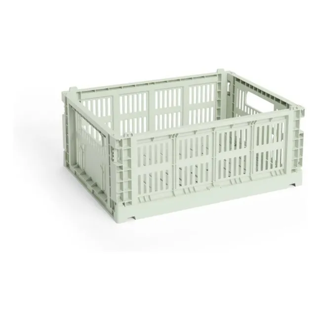 Cagette pliable Crate | Vert Menthe