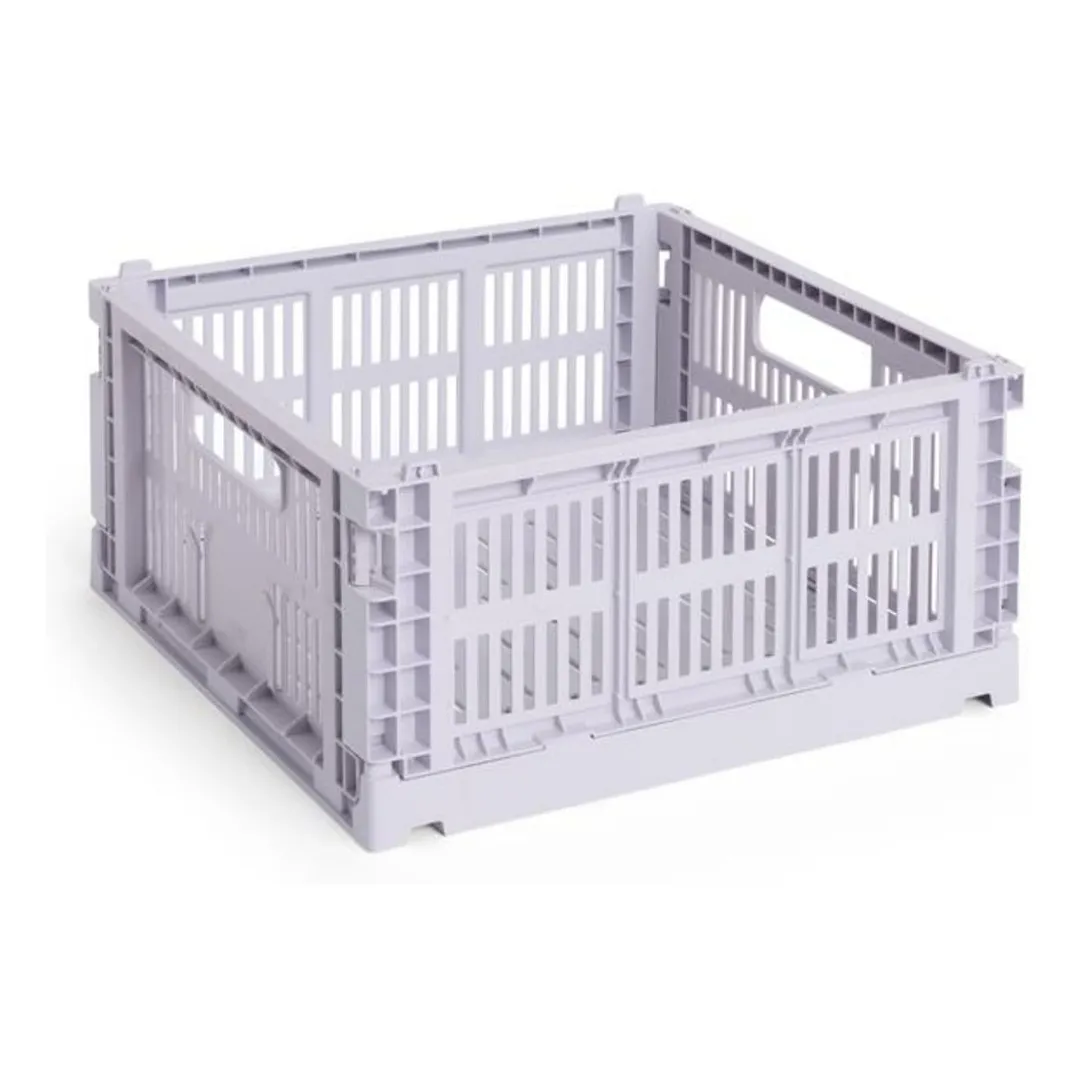 Hay Lavender Crate Square Folding Crate