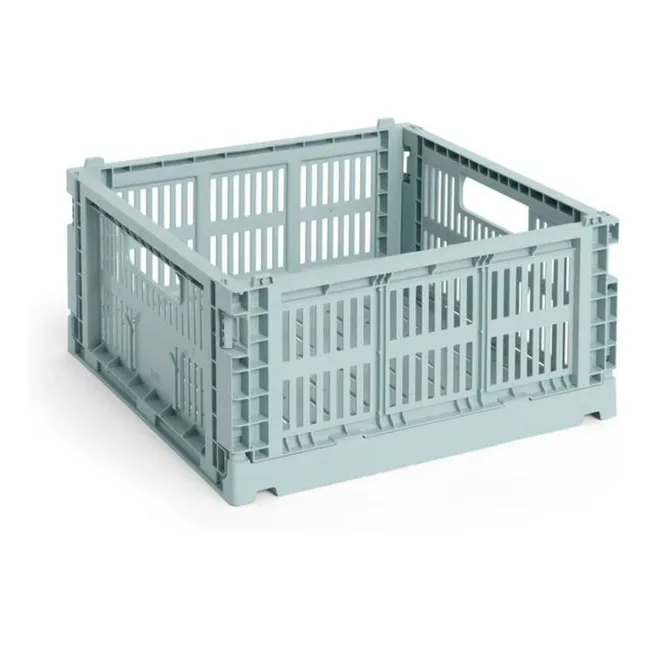 Caja cuadrada plegable Caja | Azul