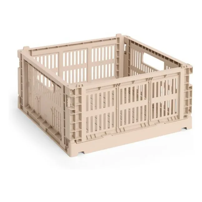 Cagette pliable carré Crate | Poudre