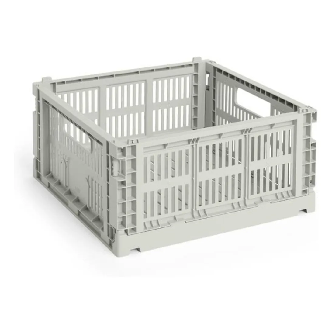 Hay Grey Crate Square Folding Crate