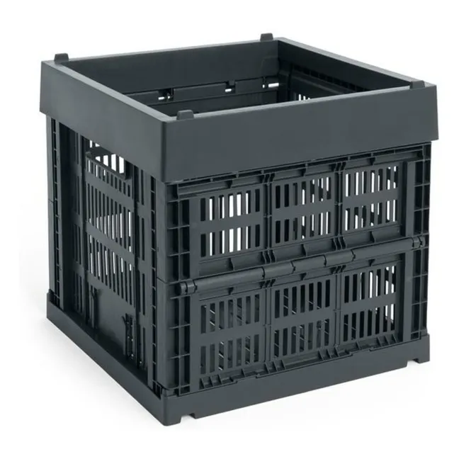 Cagette pliable cube Crate | Charbon