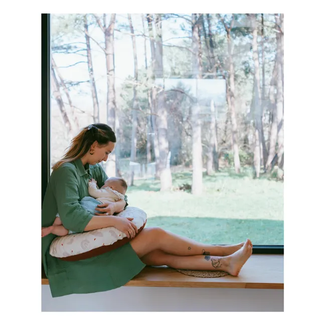 Inflatable nursing cushion | Ecru