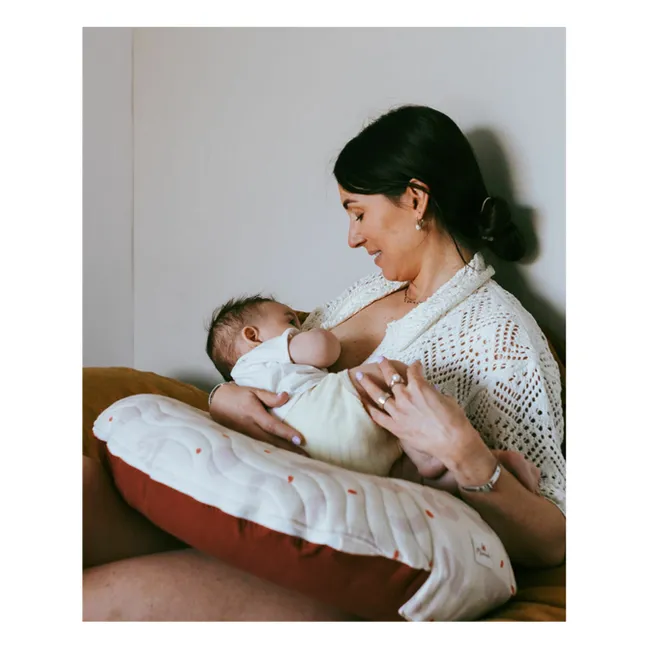 Coussin d'allaitement gonflable | Ecru