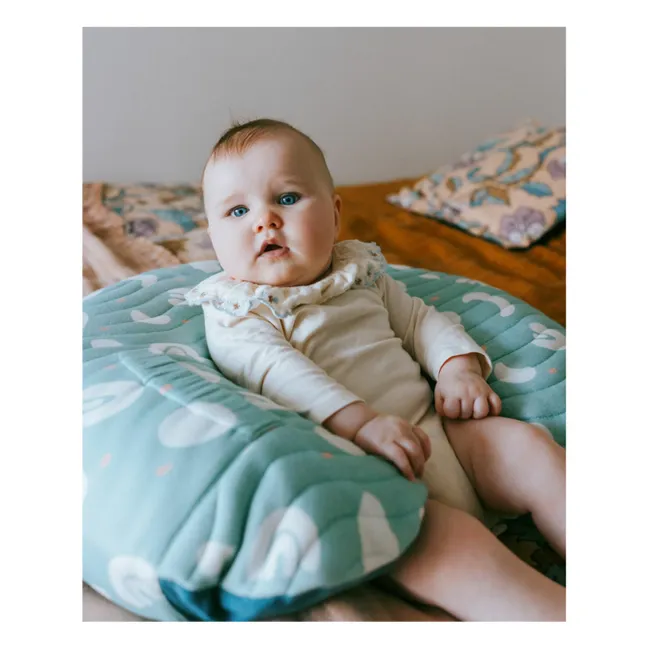 Cuscino gonfiabile per l'allattamento | Verde menta