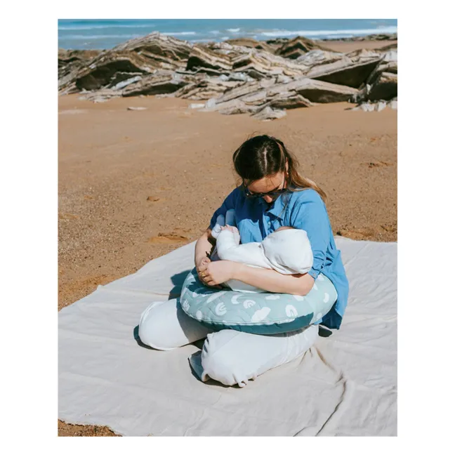 Inflatable nursing cushion | Mint Green