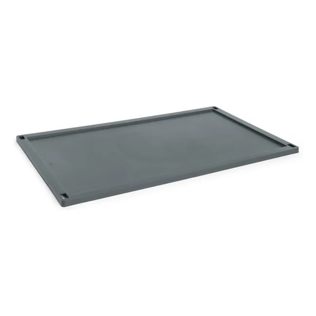 Couvercle rectangulaire pour cagette pliable Crate | Charbon