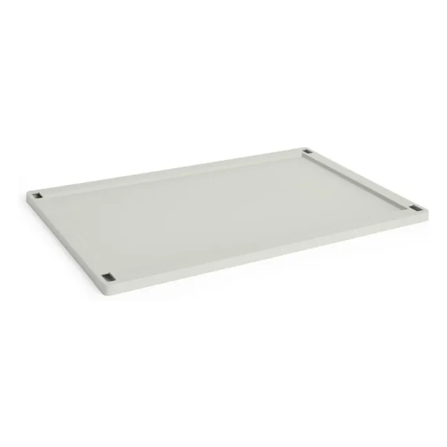 Couvercle rectangulaire pour cagette pliable Crate | Gris