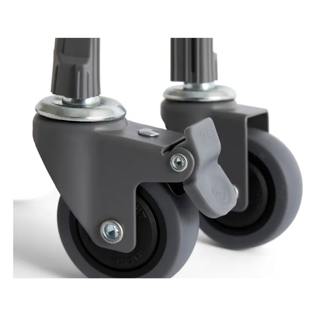 Ruedas para caja plegable Crate - Juego de 4 | Gris