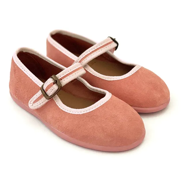 Ballerines Chaillot Daim | Rose