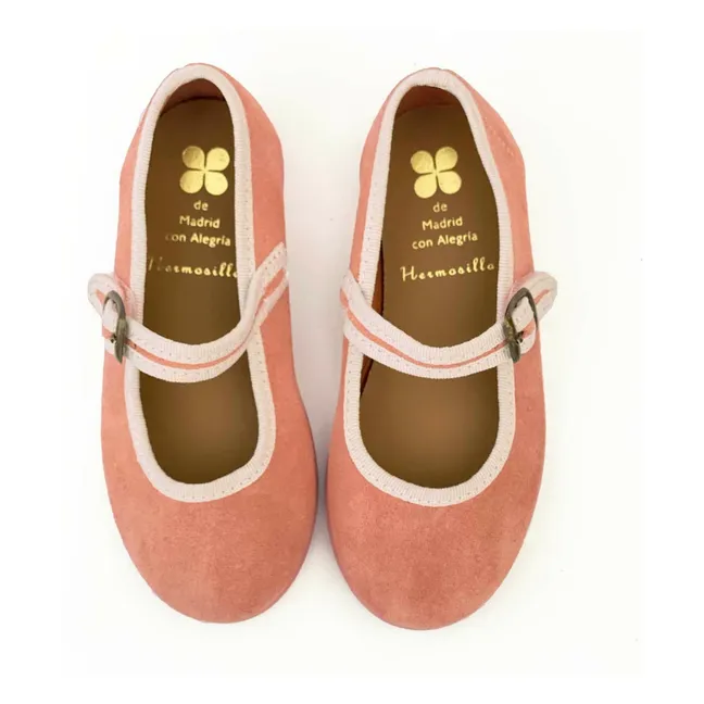 Ballerines Chaillot Daim | Rose
