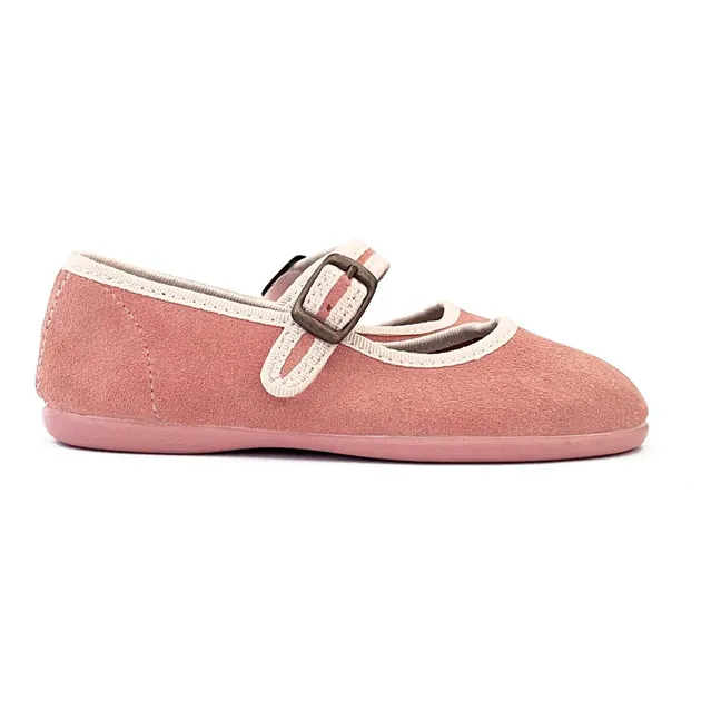 Ballerines Chaillot Daim | Rose