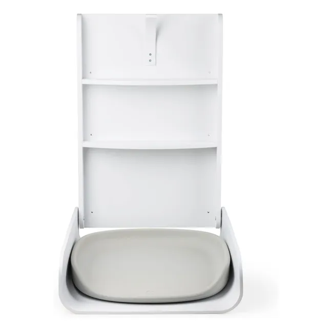 Wall-mounted changing table | White