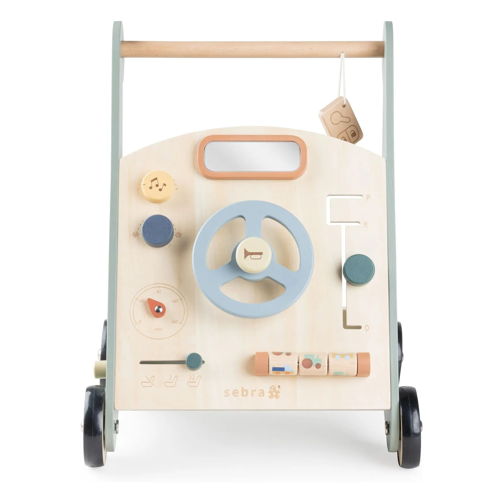 Chariot de marche voiture | Bleu- Image produit n°7