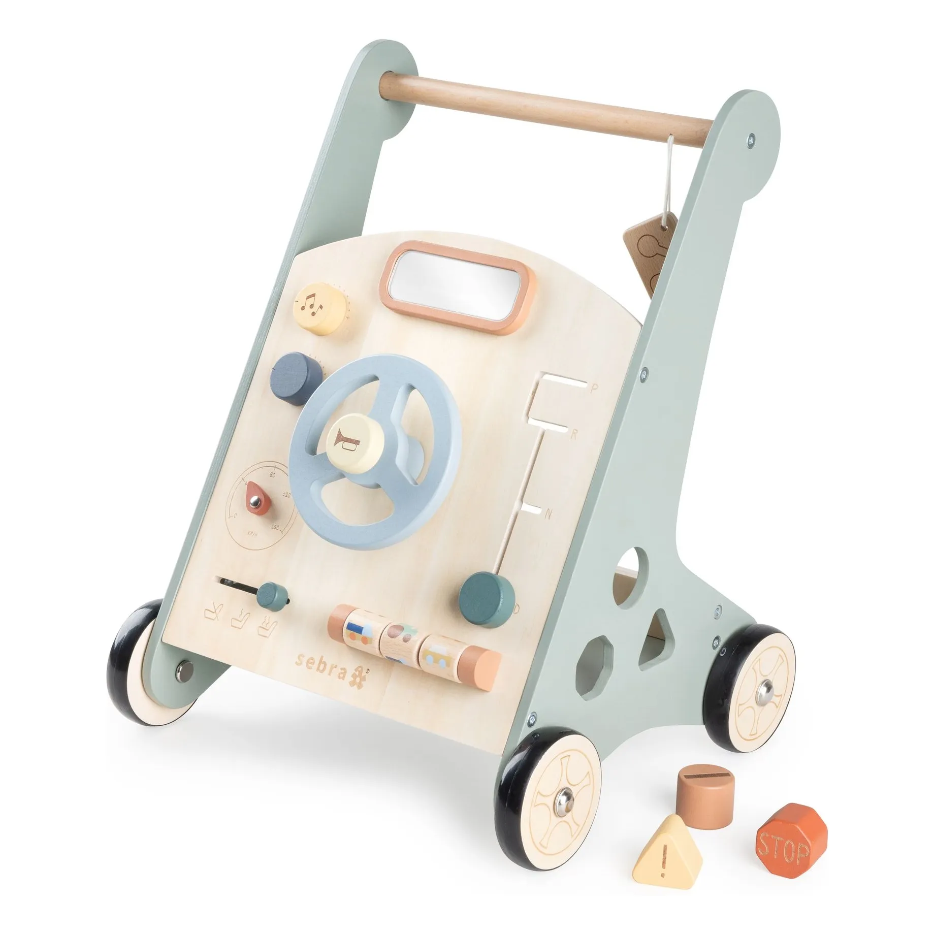 Chariot de marche voiture | Bleu- Image produit n°4