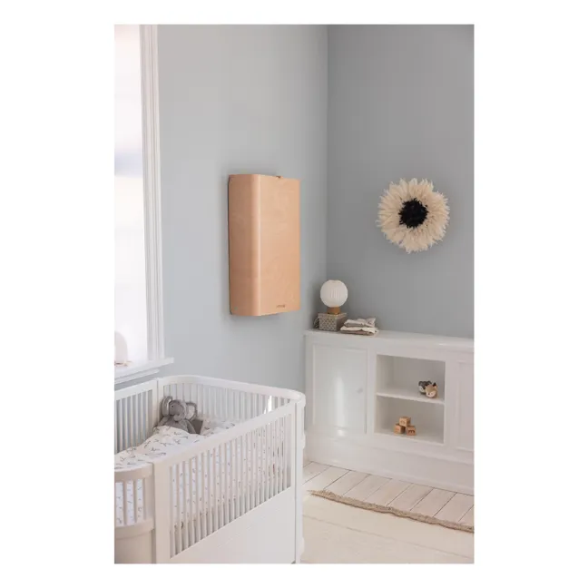Wall-mounted changing table