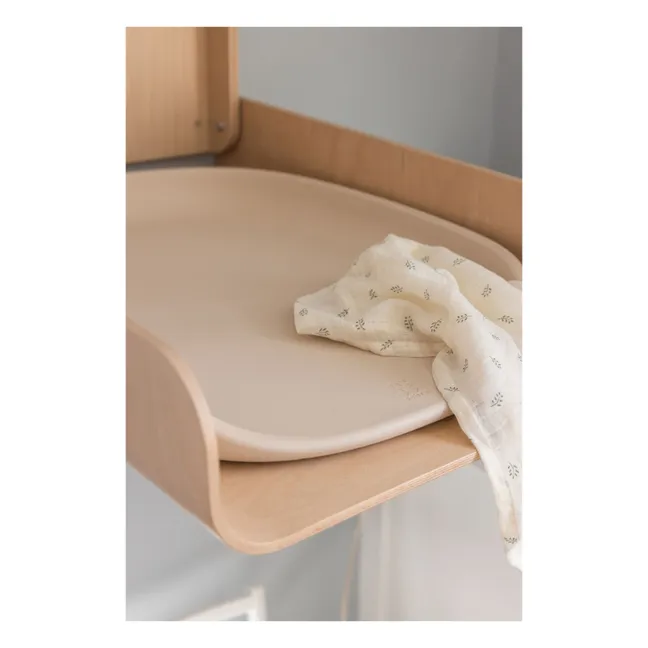 Wall-mounted changing table