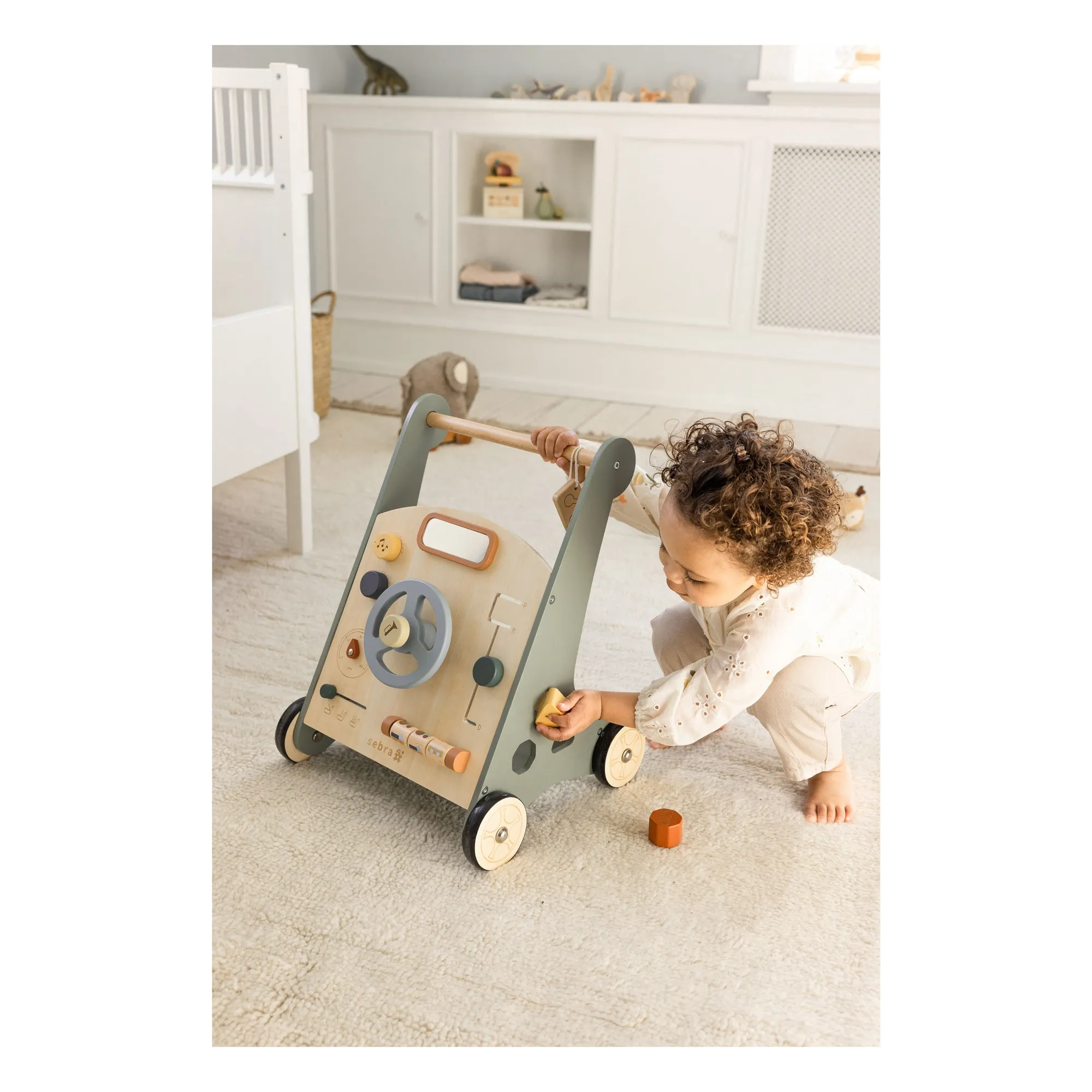 Chariot de marche voiture | Bleu- Image produit n°11