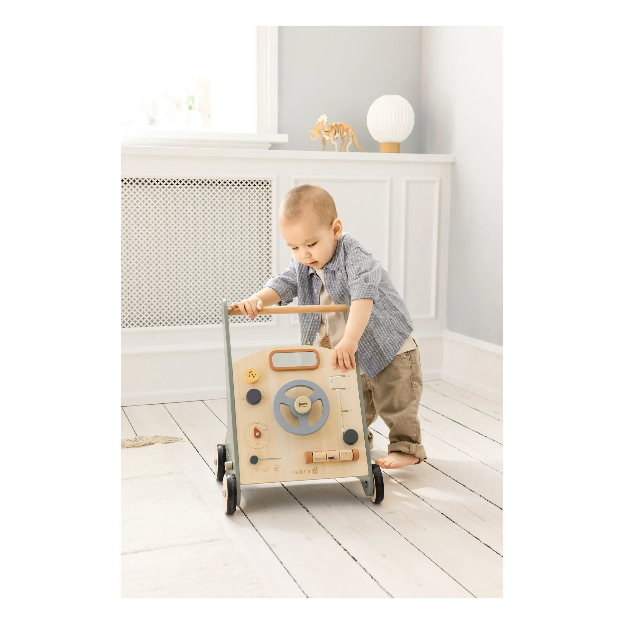 Chariot de marche voiture | Bleu- Image produit n°10