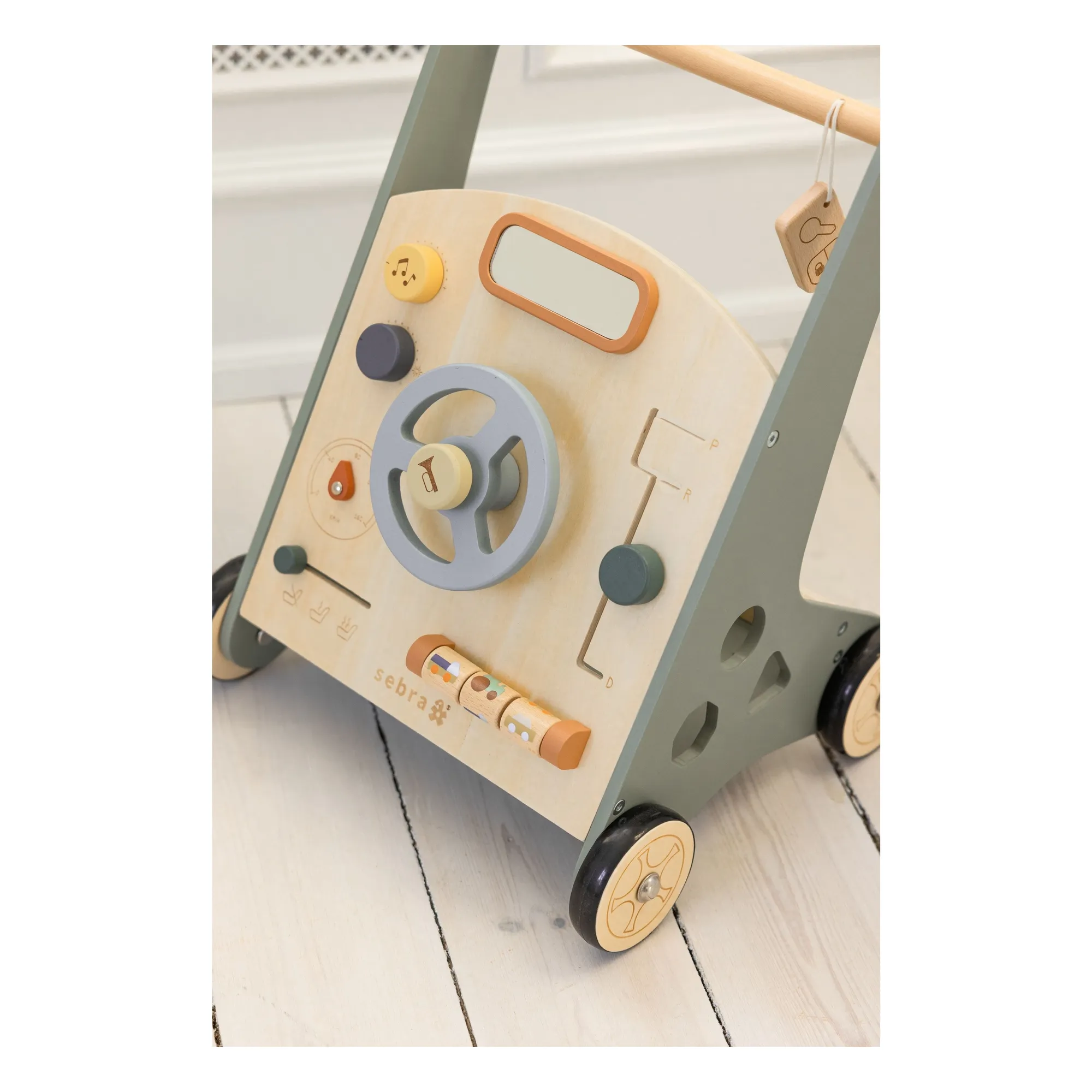 Chariot de marche voiture | Bleu- Image produit n°6