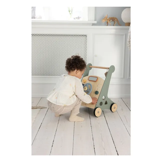 Chariot de marche voiture | Bleu