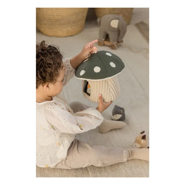 Jeu cherche et trouve champignon | Vert