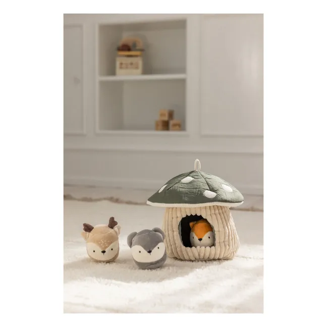 Jeu cherche et trouve champignon | Vert