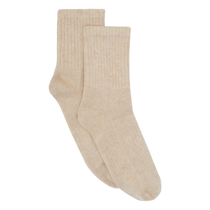 Chaussettes Socks Cachemire | Beige- Image produit n°0