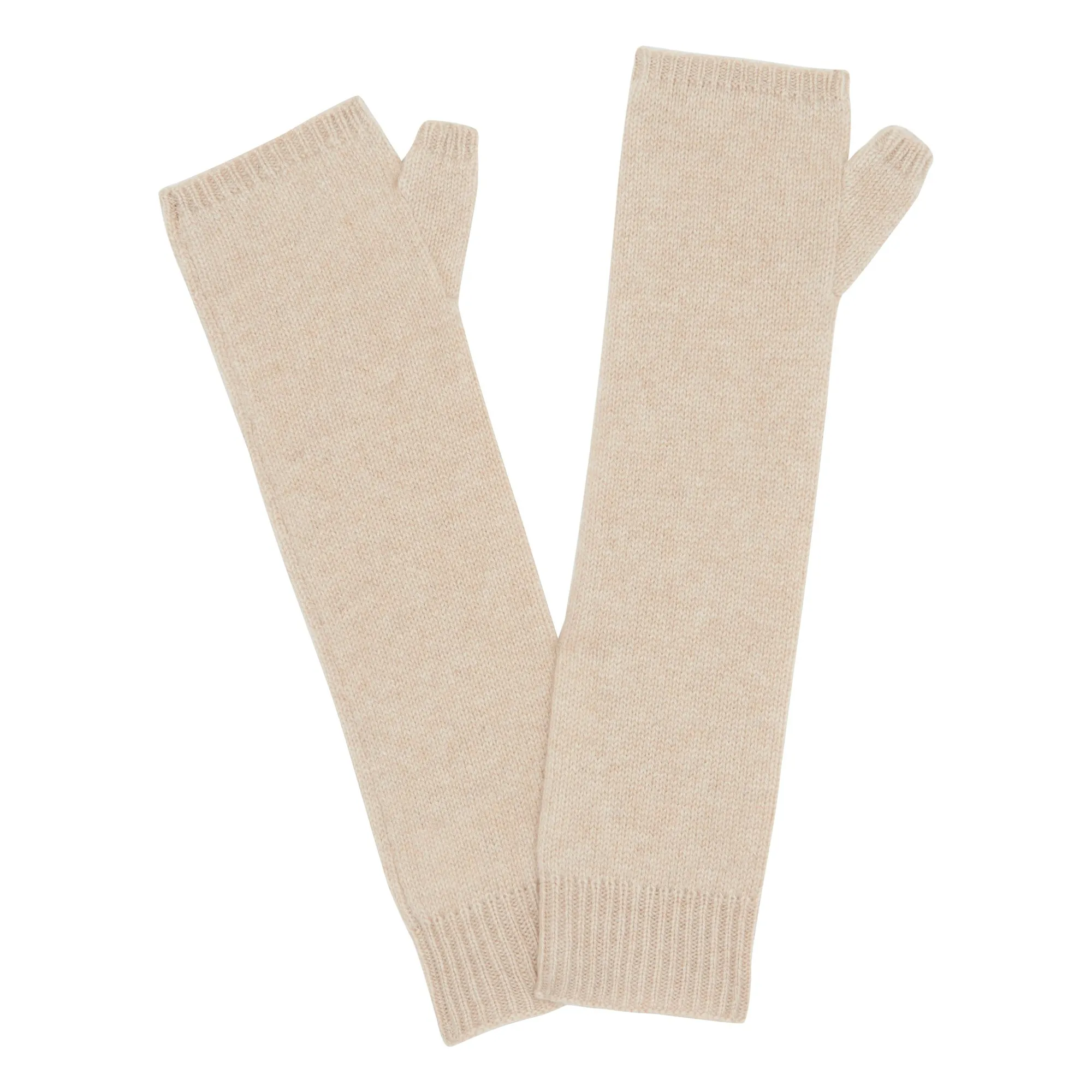 Kujten Beige Sochi Cashmere Mitts