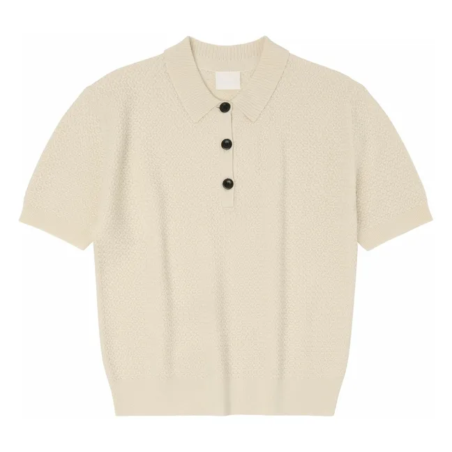 Polo-Shirt aus Merinowolle - Damenkollektion | Seidenfarben