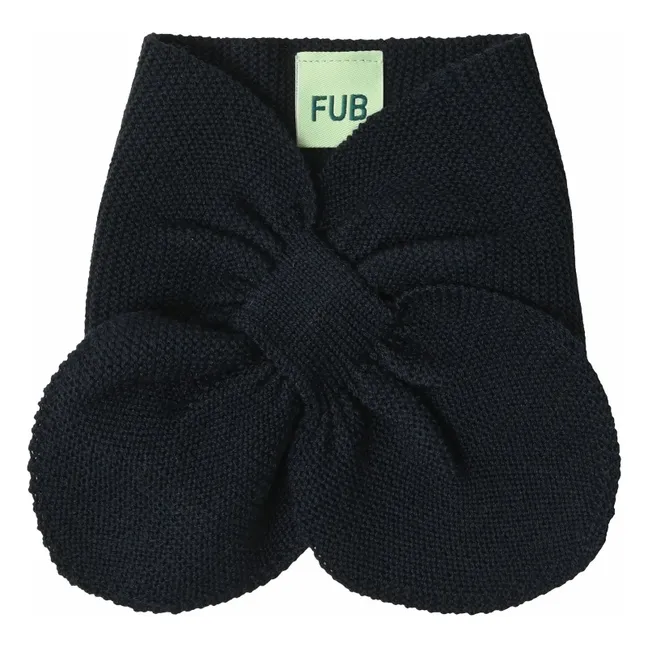 Echarpe Laine de Mérinos | Bleu marine