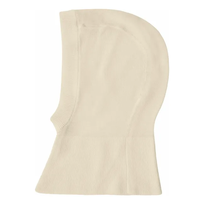 Balaclava Fine Knit Merino Wool | Ecru
