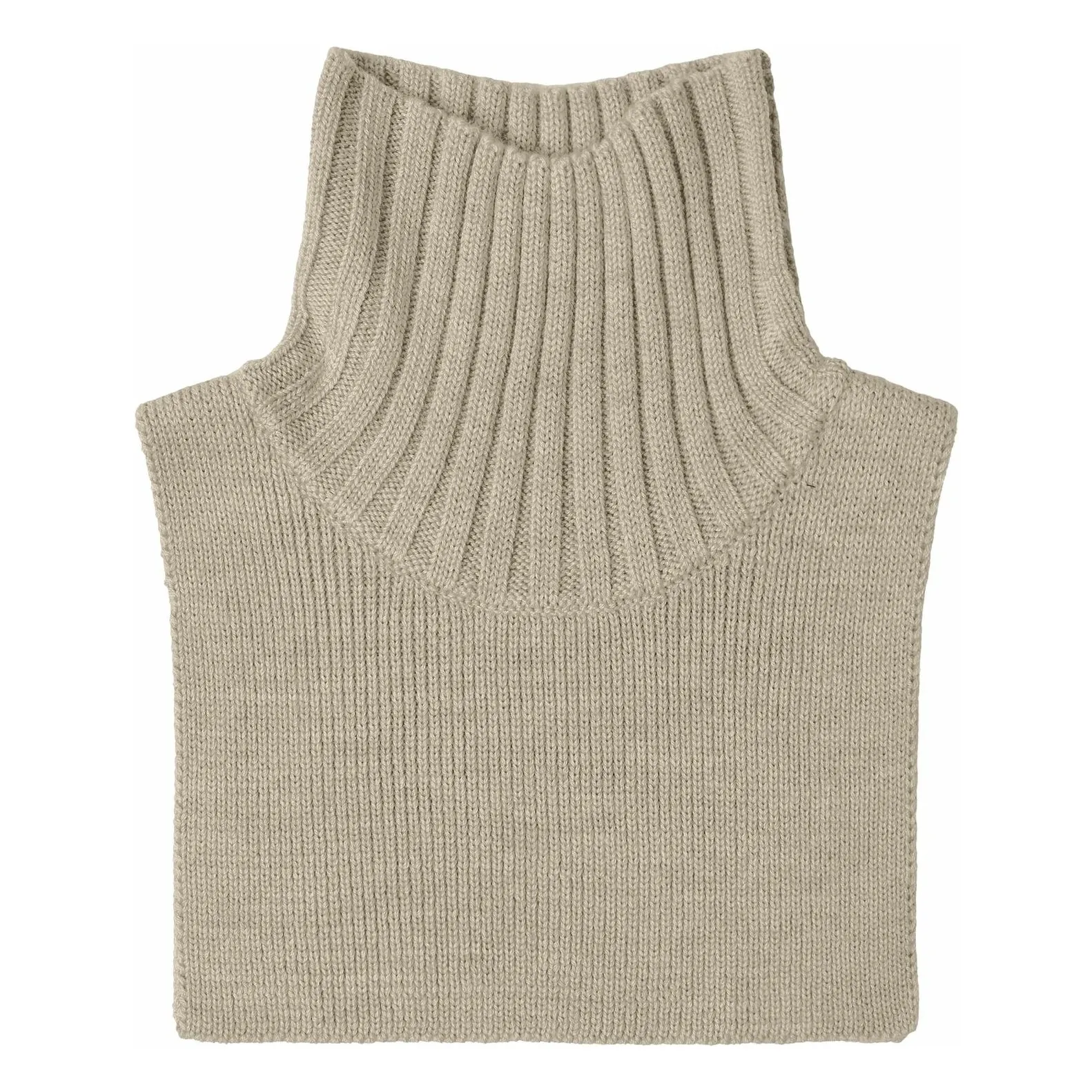 Fub Heather Beige Merino Wool Breastplate